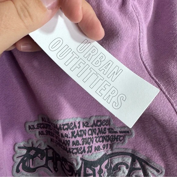 Urban Outfitters Lady Gaga Chromatica Lilac Sweatpants NWT Medium - Picture 5 of 7